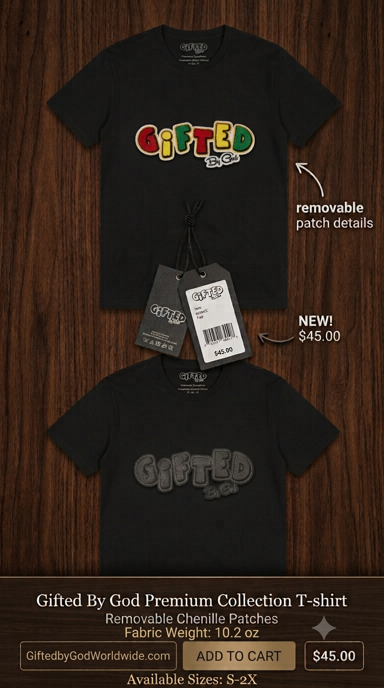 10.2 Gifted By God Heavyweight Tee