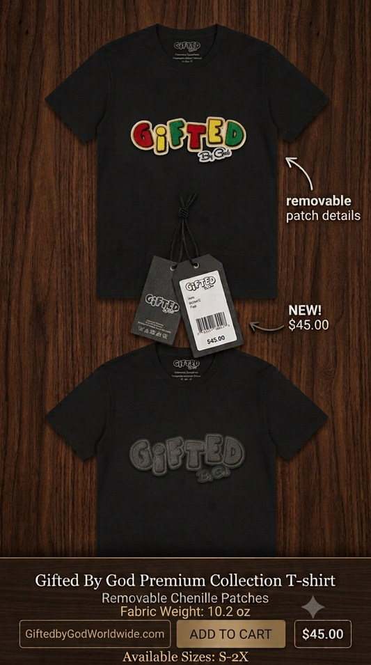 10.2 Gifted By God Heavyweight Tee